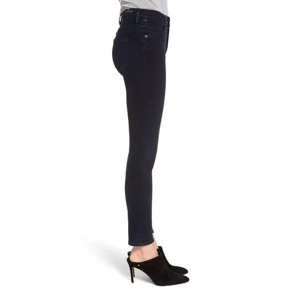 NWT Citizens of Humanity Rocket Crop in Blue Print Skinny Sculpt Jeans 30 - Picture 14 of 15